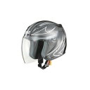 リード工業 STRAX ジェットヘルメット ブラック Mサイズ SJ-9