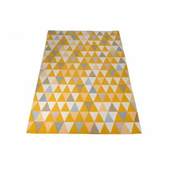 イタリア製ゴブラン織 アクセントラグ 200x250 トリアンゴリ YL ROYTRA25YL