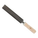 H&H 木柄両刃ヤスリ 柄付き 150mm RES-4 342554