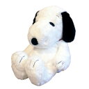 PEANUTS SNOOPY ピーナッツ ハグハグ ぬいぐるみ 2Lサイズ スヌーピー 黒 077394-15