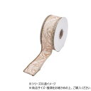 ワイヤーリボン BARI SUPER JACQUARD GOLD DBLFUSED リボン 3.8cm 9600080