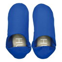 HUG バブーシュスリッパ ポーチ付き BLUE A565BL