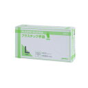 ジャパックス プラスチック手袋(粉なし)L 100枚入 PVB13