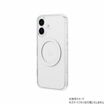 iPhone16 UTILO Hybrid 耐衝撃ケース クリア LN-IM24CCGCL iPhone16 UTILO Hybrid 耐衝撃ケース クリア LN-IM24CCGCL