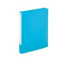 LIHIT LAB.(リヒトラブ) CUBE FIZZ パンチレスファイル ワンタッチ HEAVY DUTY A4 S型(タテ型) ブルー F-7032-8