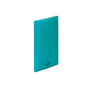 LIHIT LAB.(リヒトラブ) AQUA DROPs(アクアドロップス) クリヤーブック A4 S型(タテ型) 青緑 N-5000-28
