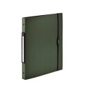 LIHIT LAB.(リヒトラブ) SMART FIT 2タイプポケットクリヤーブック交換式 A4 S型(タテ型) オリーブ N-7520-22