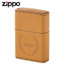 ZIPPO(ジッポー) オイルライター LB-7革巻き 月桂樹 キャメル