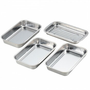 ステンレス連結バット(フタ・アミ付) SJ1076