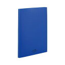LIHIT LAB.(リヒトラブ) AQUA DROPs(アクアドロップス) クリヤーブック ポケット交換タイプ A4 S型(タテ型) 藍 N-5015-11