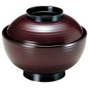 福井クラフト TA4.5乱引雑煮椀 溜ツバ黒 33500530