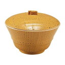 (食洗機対応)竹型椀(大) ゴマ竹(内朱) 31000370