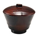 (食洗機対応)竹型椀(小) すす竹塗(内朱) 31000330