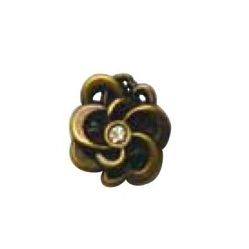 ソウヒロ joint クラフトパーツ ネジ式カシメ シャイニー 2個入 アンティークゴールド JTMP-67