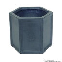 村田屋産業 ヘキサゴンポット 5号 BritishGray 3696