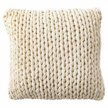 東谷 ニットクッション アイボリー FAB-101IV