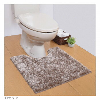 ターキッシュシャギー トイレマット 日本製 60×65cm ブラウン ターキッシュシャギー トイレマット 日本製 60×65cm ブラウン