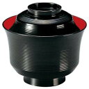 福井クラフト TA3.2寸竹型千筋椀黒.内朱無地 33600825