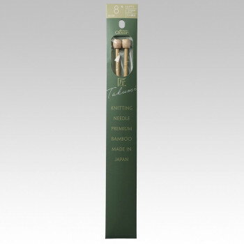 クロバー　「匠」ミニ棒針　2本針(23cm)　8号・54-258