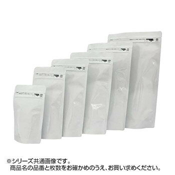 セイニチ チャック付ラミネートスタンドパック ラミジップ 平袋ホワイトパウチALタイプ AL-12W 50枚