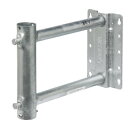マスプロ電工 サイドベース UHFアンテナ(1台)設置用 適合マスト22〜25.4mm 溶融亜鉛メッキ SB22S