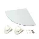 石膏ボード用アクリル板シェルフコーナー用 200mm 58573