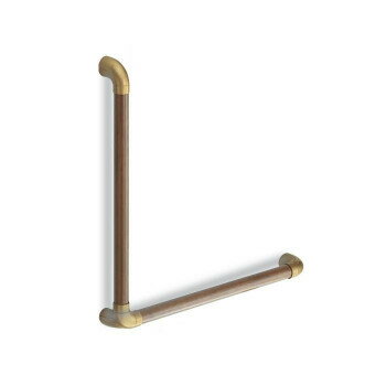 シロクマ ユニバーサル手すりL形 AG/Mオーク BR-567