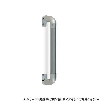 シロクマ ステンレス出隅二点手すり ヘアーライン・シルバー BR-861 600mm