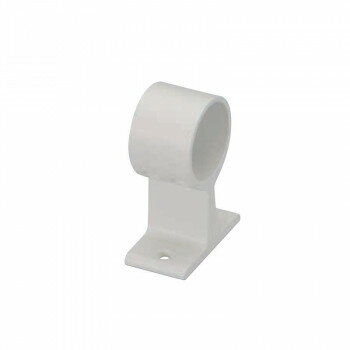 シロクマ アルミ異形ブラケット直通 アイボリ BR-87 35φ
