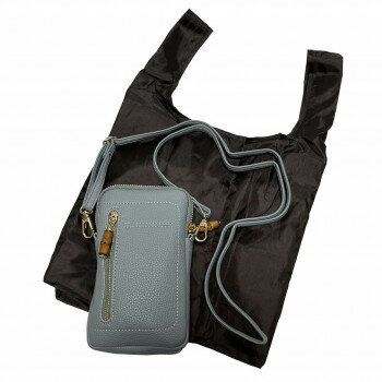 DAICO Pisoraro(ピソラロ) バンブー スマホポシェット(エコバック付属) ブルー PR141