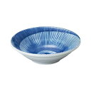 光洋陶器 花伝 藍日傘 リップル3.5鉢 53181059