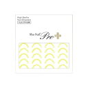 Sha-Nail Pro PLUS 写ネイル ネイルシール French Alphabet Color Line -Yellow- FR-ACLY