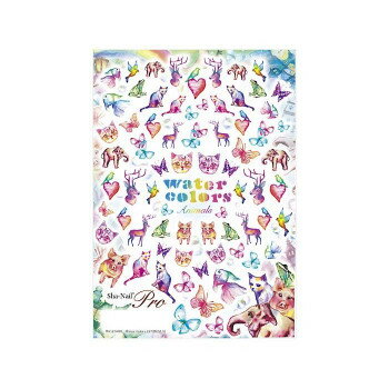 Sha-Nail Pro 写ネイル ネイルシール Water Colors ANIMALS WCAN-001 Sha-Nail Pro 写ネイル ネイルシール Water Colors ANIMALS WCAN-001