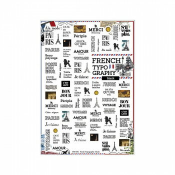 Sha-Nail Pro ̥ͥ ͥ륷 French Typography -Black- FRT-001