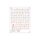 Sha-Nail More 写ネイル ネイルシール Water Drops (Pink beige) MWD-004