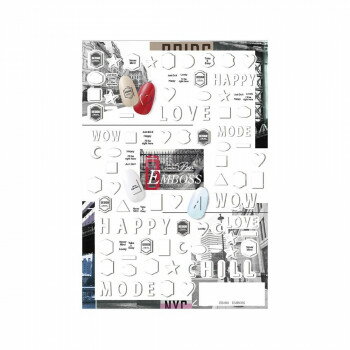 Sha-Nail Pro 写ネイル ネイルシール EMBOSS/エンボス EB-001