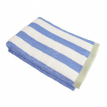 無撚糸リンピオバスタオル ブルー SI-65125BL