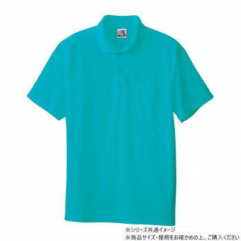 桑和 27 半袖ポロシャツ(胸ポケット) 4Lサイズ ミントグリーン(101)