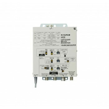 マスプロ電工 CATV/UHF・BS・CSブースター 10UBCAW33S マスプロ電工 CATV/UHF・BS・CSブースター 10UBCAW33S