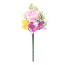 お供え用 ミニ仏花 プリザーブドフラワー 想花(そうか) ピンク C34820