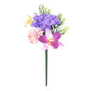 お供え用 ミニ仏花 プリザーブドフラワー 想花(そうか) パープル C34860