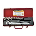 トップ工業(TOP) ソケットレンチセットM(差込角12.7mm) 10点 SWS-408M