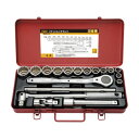 トップ工業(TOP) ソケットレンチセット(差込角12.7mm) 18点 SWS-413