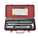 トップ工業(TOP) ソケットレンチセットS(差込角12.7mm) 18点 SWS-413S