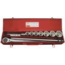 トップ工業(TOP) ソケットレンチセット(差込角19.0mm) 12点 SWS-609M