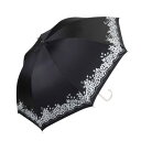 藤田屋 晴雨兼用長傘ショート 50cm 晴雨兼用ショート クローバー ブラック SS-2552(KT)