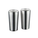 粋真空Wステンタンブラー(450ml)ペアセット SU-107