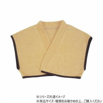 神戸生絲 フリースおやすみベスト S-L No.96 ベージュ