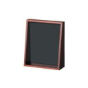 カザロ WALL NANAME SHELF GROOVE A4 タテ ブラウン 36S004B0102