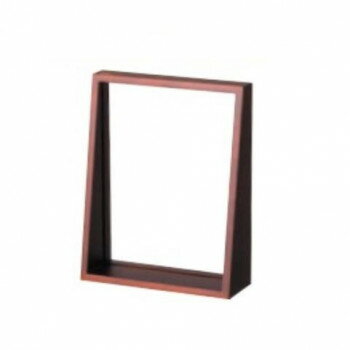 カザロ WALL NANAME SHELF GROOVE A3 タテ ブラウン 36S004B0302